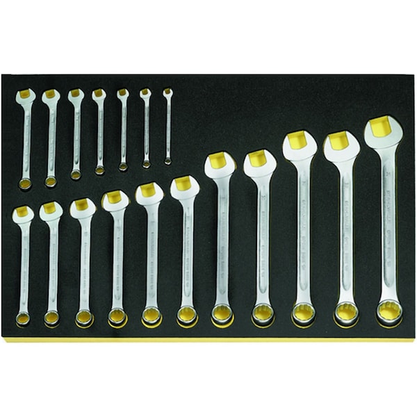 Stahlwille Tools Combination Wrenchs i.TCS inlay No.TCS 13/18, 6-24MM 3/3-tray18-pcs. 96838183 - main